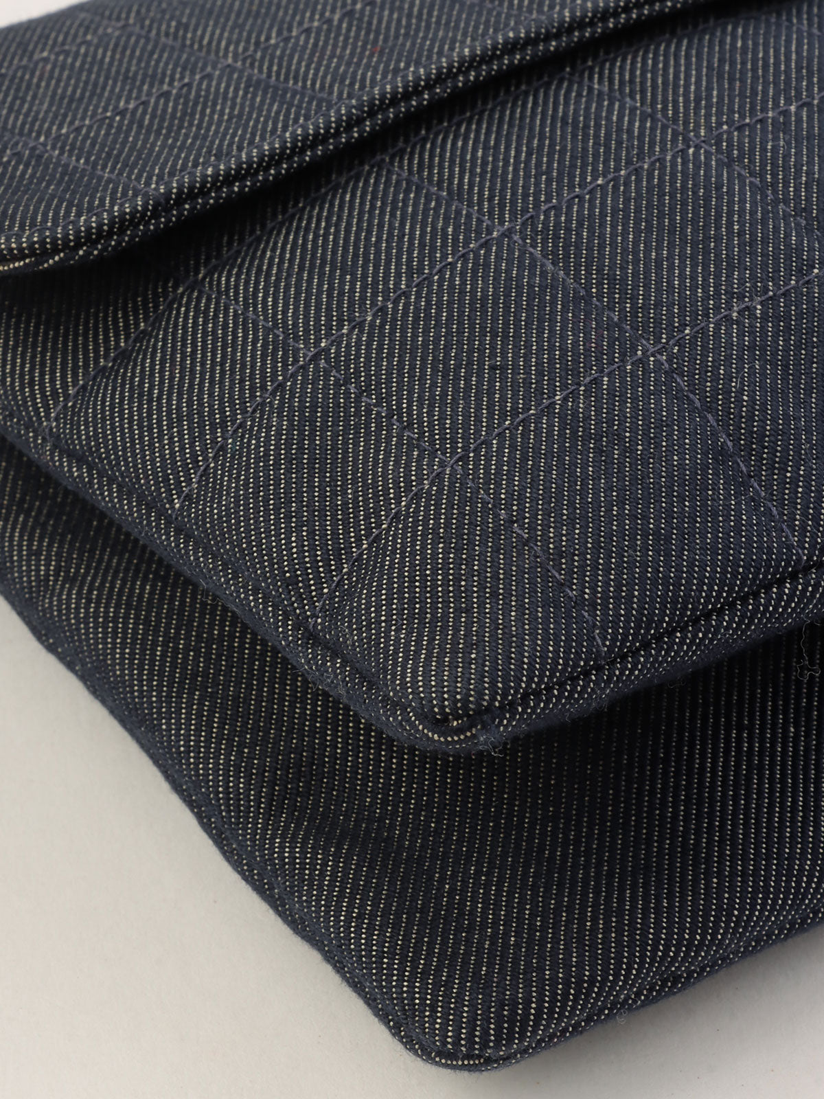 Navy denim Chocobar 2.55 chain shoulder bag, circa 2000