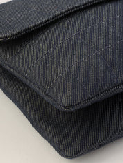 Navy denim Chocobar 2.55 chain shoulder bag, circa 2000