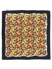 グリポワジュエリーパターンスカーフ ブラック/マルチ