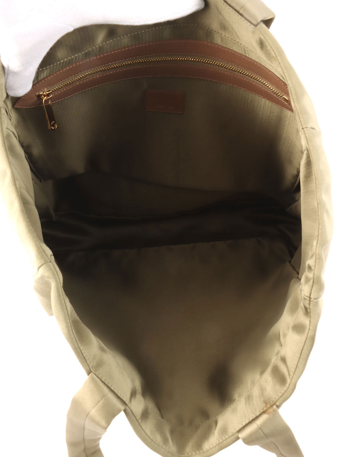 2007 That's Love Tote Bag MM Khaki