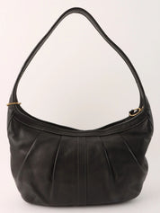 Logo Charm One Shoulder Bag Black