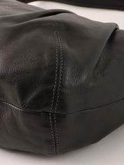 Logo Charm One Shoulder Bag Black