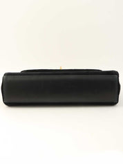 2001 velvet 2.55 chain shoulder bag in black