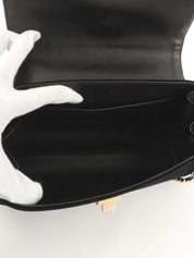 2001 velvet 2.55 chain shoulder bag in black