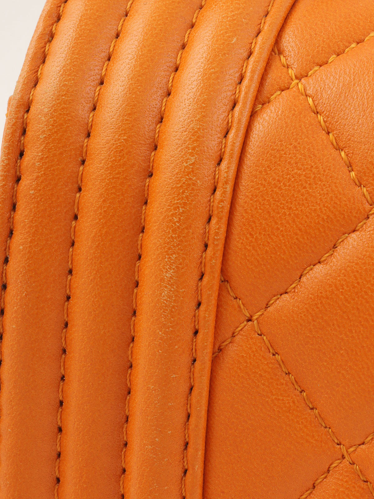 2014 Boy Chanel Chain Shoulder Bag, Orange