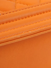 2014 Boy Chanel Chain Shoulder Bag, Orange