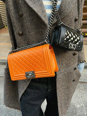 2013年頃製 ボーイシャネルチェーンバッグミニ ブラック