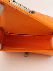 2014 Boy Chanel Chain Shoulder Bag, Orange