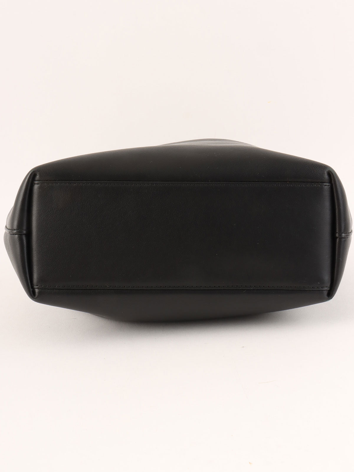 Maris Pearl Logo Plate Top Handle Bag Black