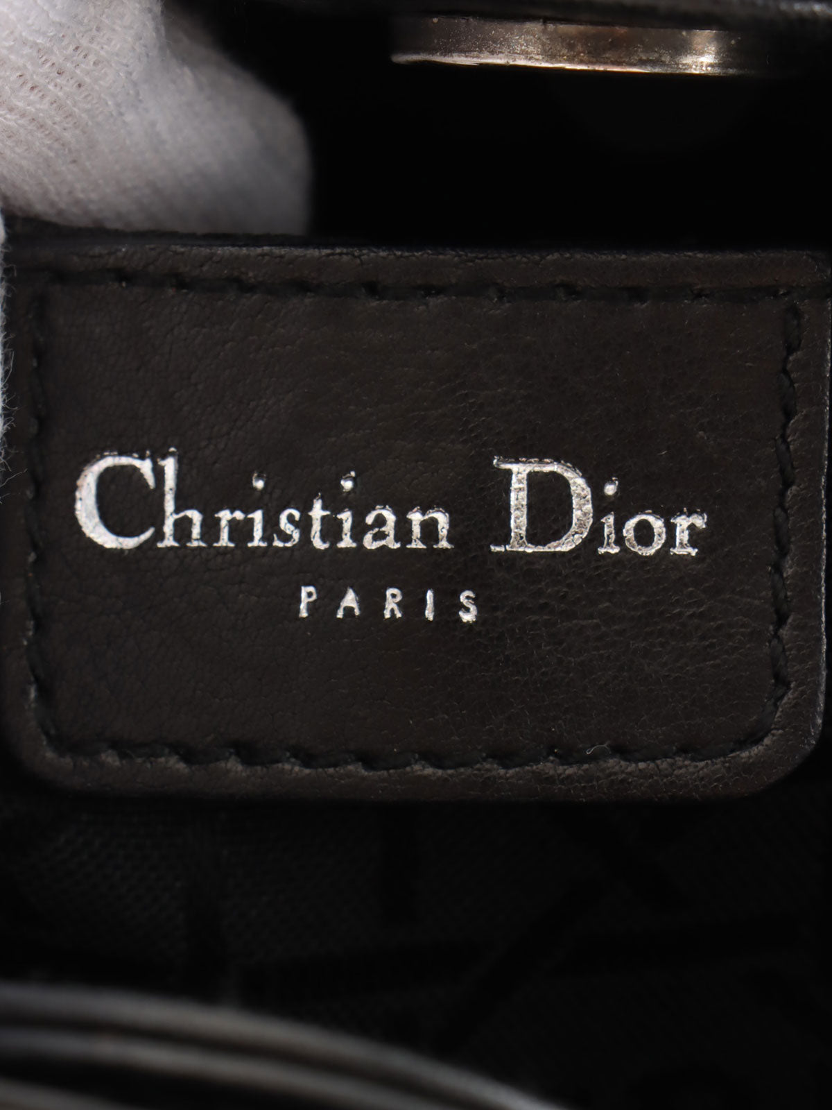 Maris Pearl Logo Plate Top Handle Bag Black