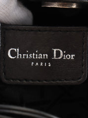 Maris Pearl Logo Plate Top Handle Bag Black