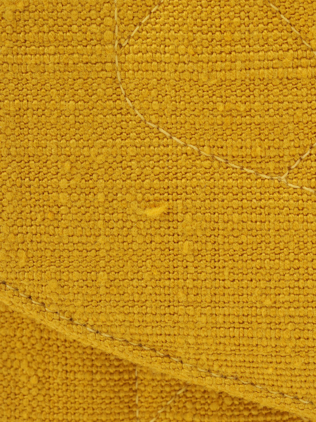 1992 Cotton Diana Flap Chain Bag, 25cm, Yellow