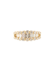 18K Gold Diamond Design Ring
