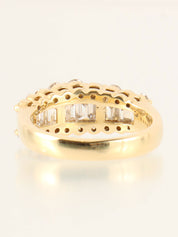 18K Gold Diamond Design Ring