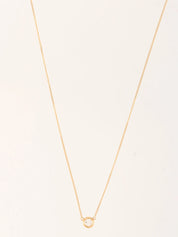 18K Gold Diamond Chain Necklace
