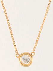 18K Gold Diamond Chain Necklace