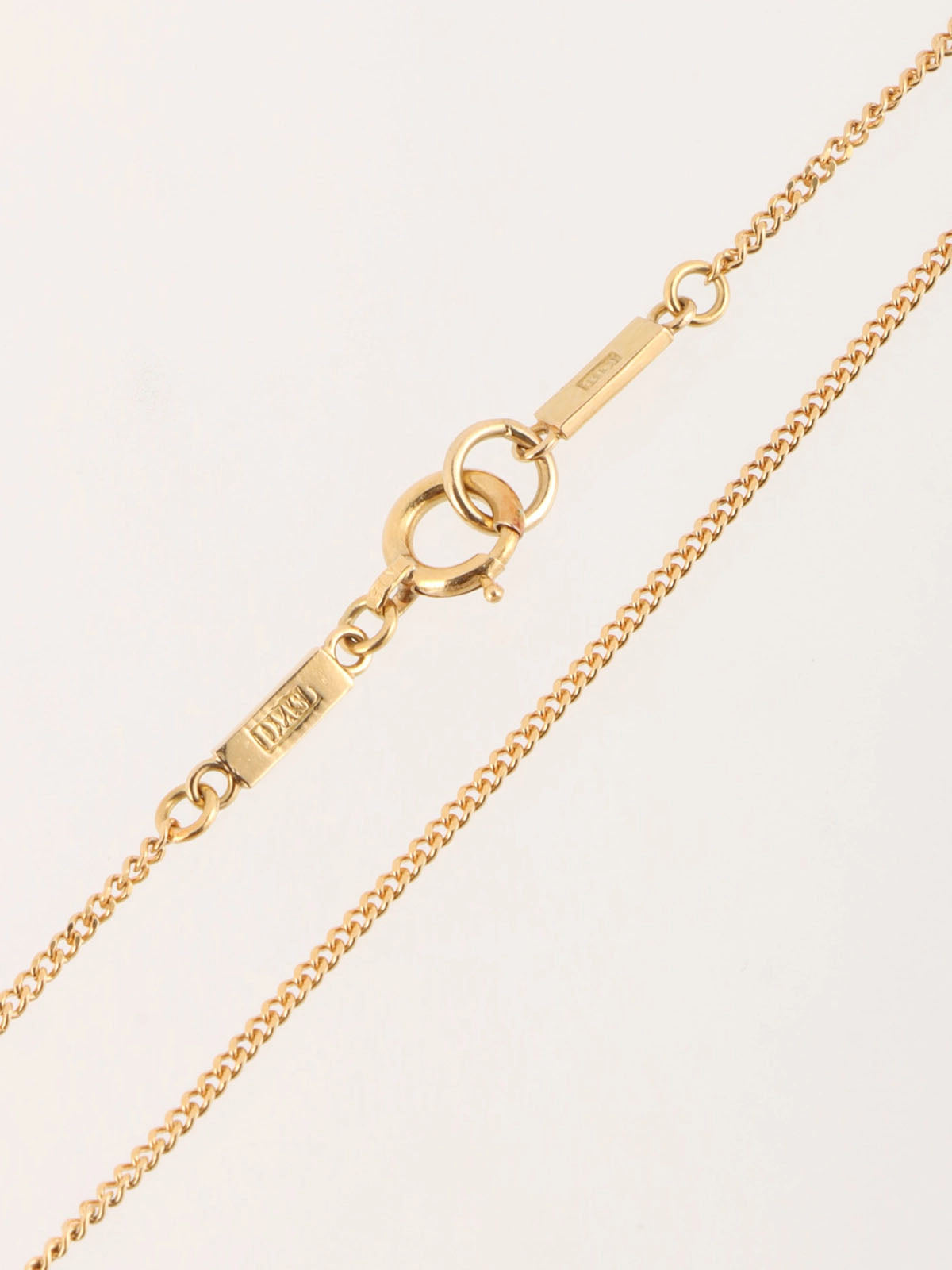 18K Gold Diamond Chain Necklace