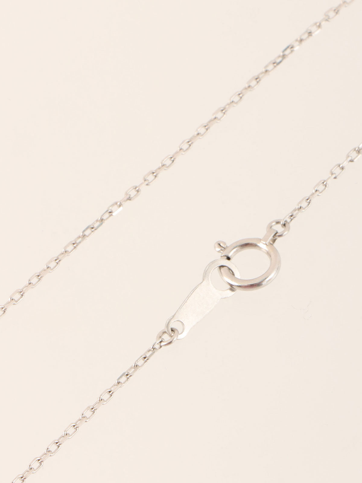 Platinum Diamond Necklace Silver