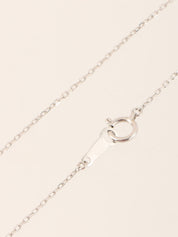 Platinum Diamond Necklace Silver
