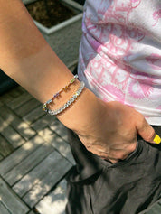 Platinum Diamond Bracelet Silver