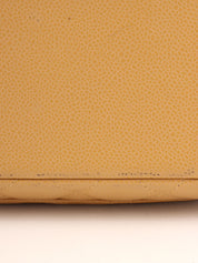 2003 Caviar Skin CC Mark Stitch Shoulder Bag, Beige