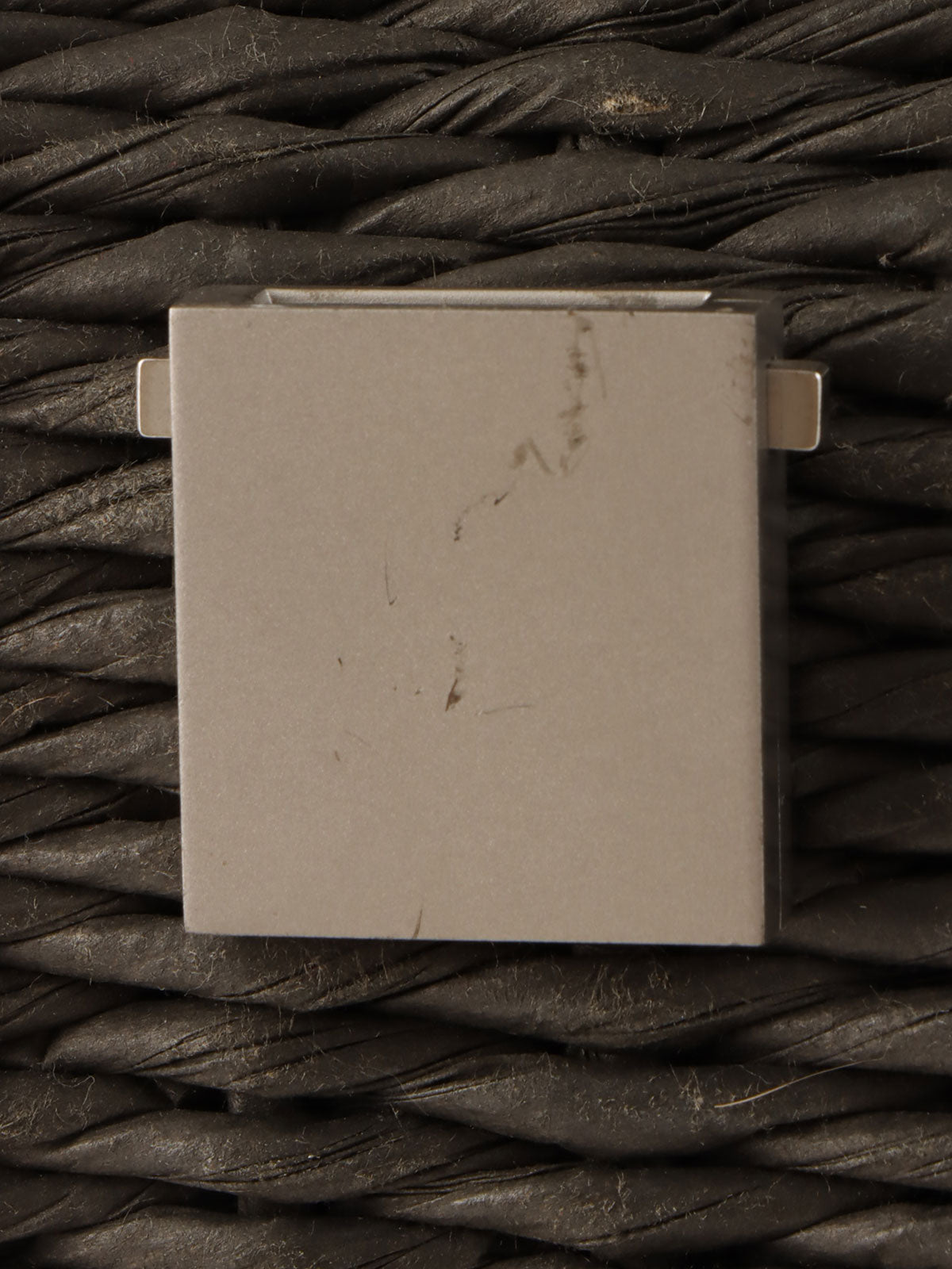 1998年頃製 ストローロゴプレートハンドバッグ グレー/ベージュ