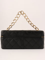 2001年頃製 ワイルドステッチCCターンロックプレートチェーンバニティー ブラック