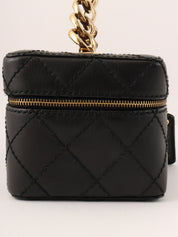 2001年頃製 ワイルドステッチCCターンロックプレートチェーンバニティー ブラック