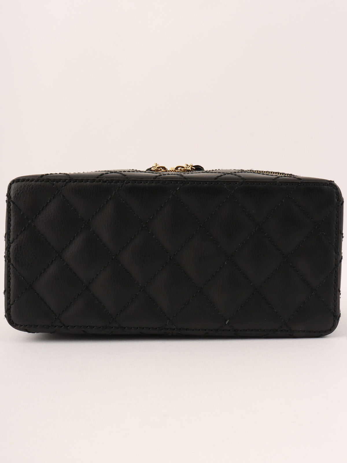 2001年頃製 ワイルドステッチCCターンロックプレートチェーンバニティー ブラック