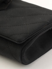 2005年頃製 カメリアモチーフワンショルダーチェーンバッグ ブラック