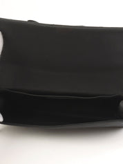 Camellia motif one-shoulder chain bag, black, made around 2005