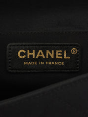 2005年頃製 カメリアモチーフワンショルダーチェーンバッグ ブラック