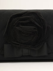 2005年頃製 カメリアモチーフワンショルダーチェーンバッグ ブラック