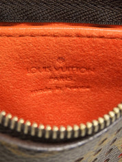 2008 Canvas Monogram Perfo Pochette Cle Brown/Orange