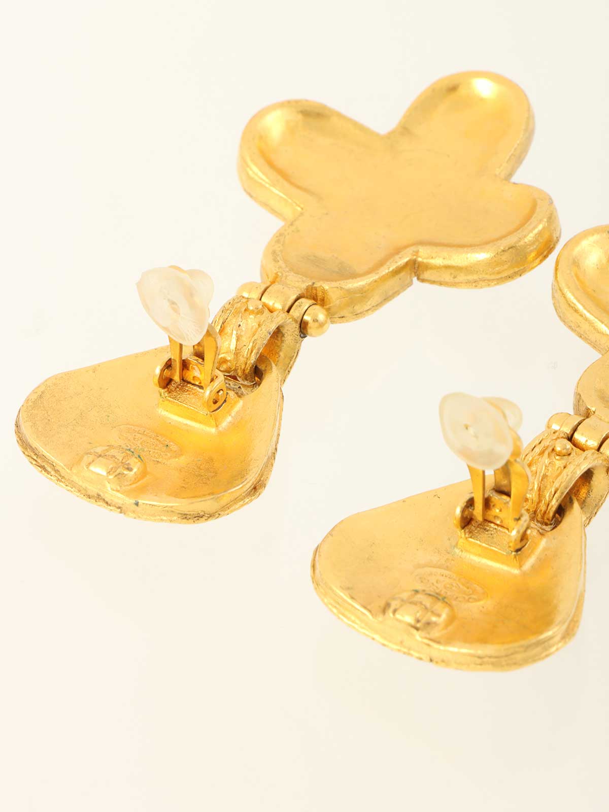 1994年製 クロスドットCCマークイヤリング ゴールド