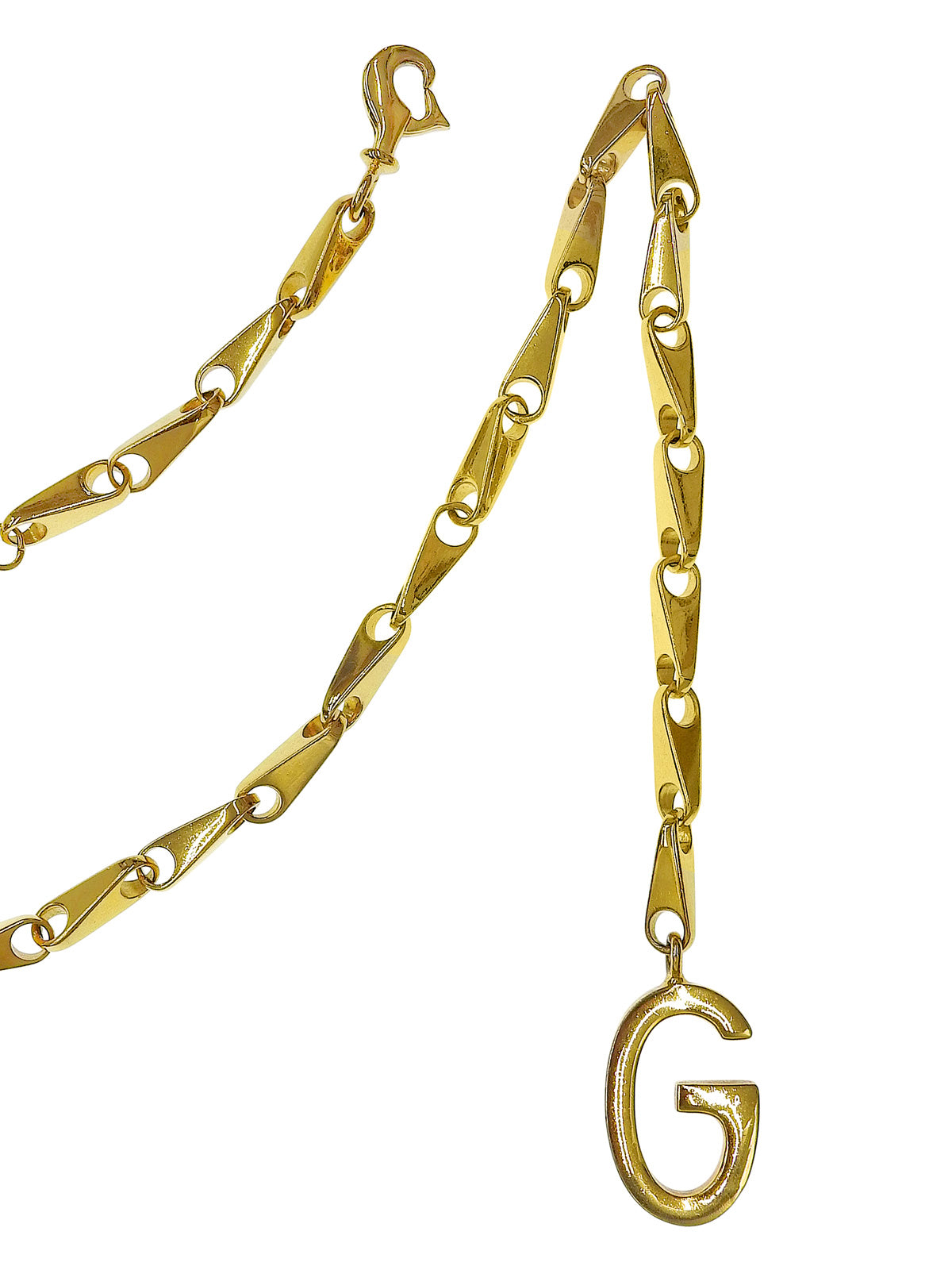 G Plate Chain Belt Gold