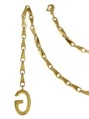 G Plate Chain Belt Gold