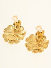 1994年製 パールカメリアイヤリング ゴールド