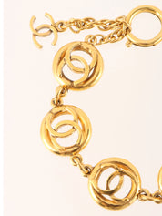 Circle 6CC Mark Bracelet Gold