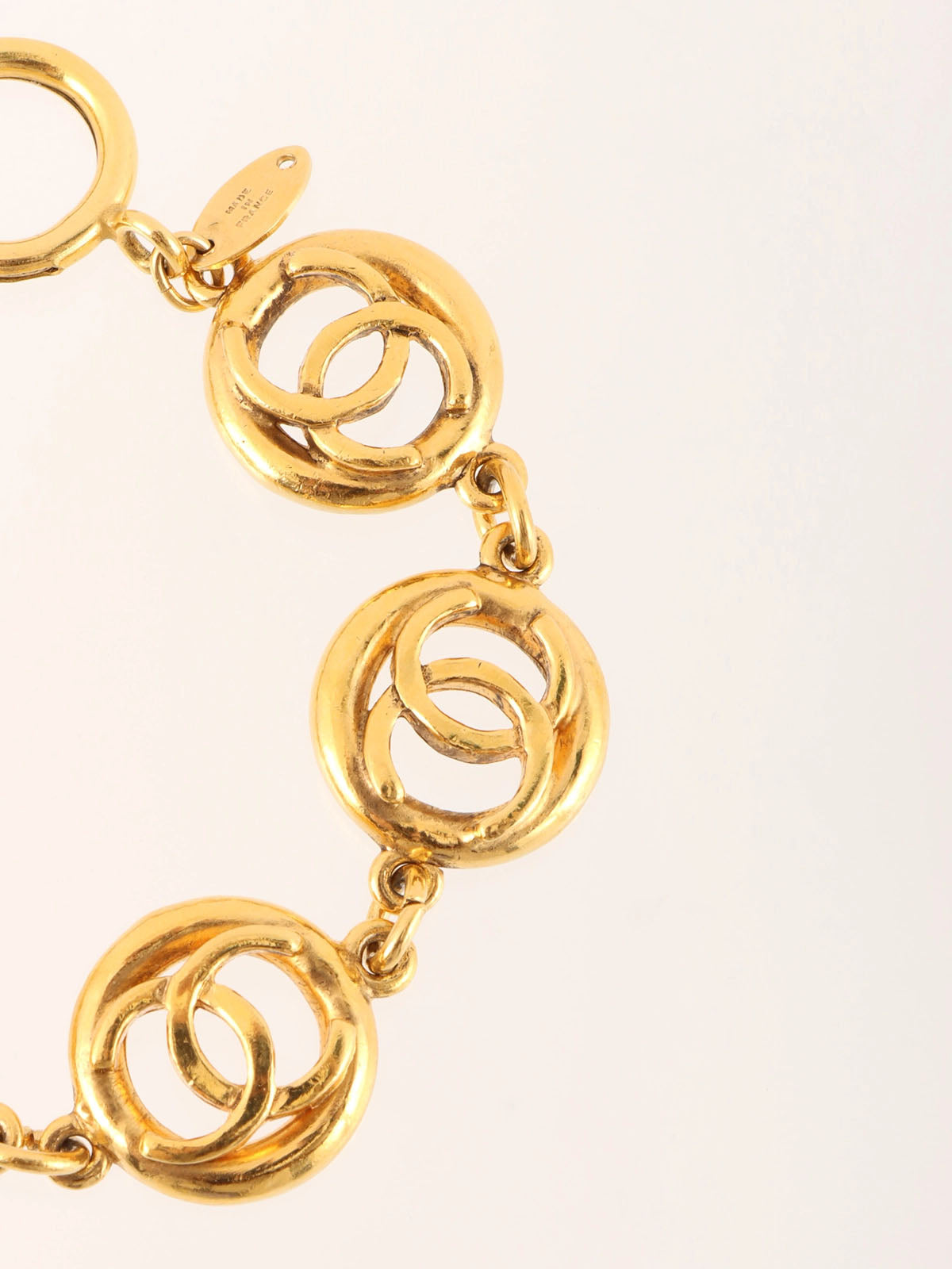 Circle 6CC Mark Bracelet Gold