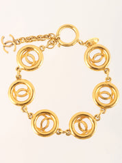 Circle 6CC Mark Bracelet Gold