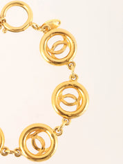 サークル6CCマークブレスレット ゴールド