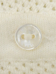 シェルロゴボタンノースリーブトップス ホワイト