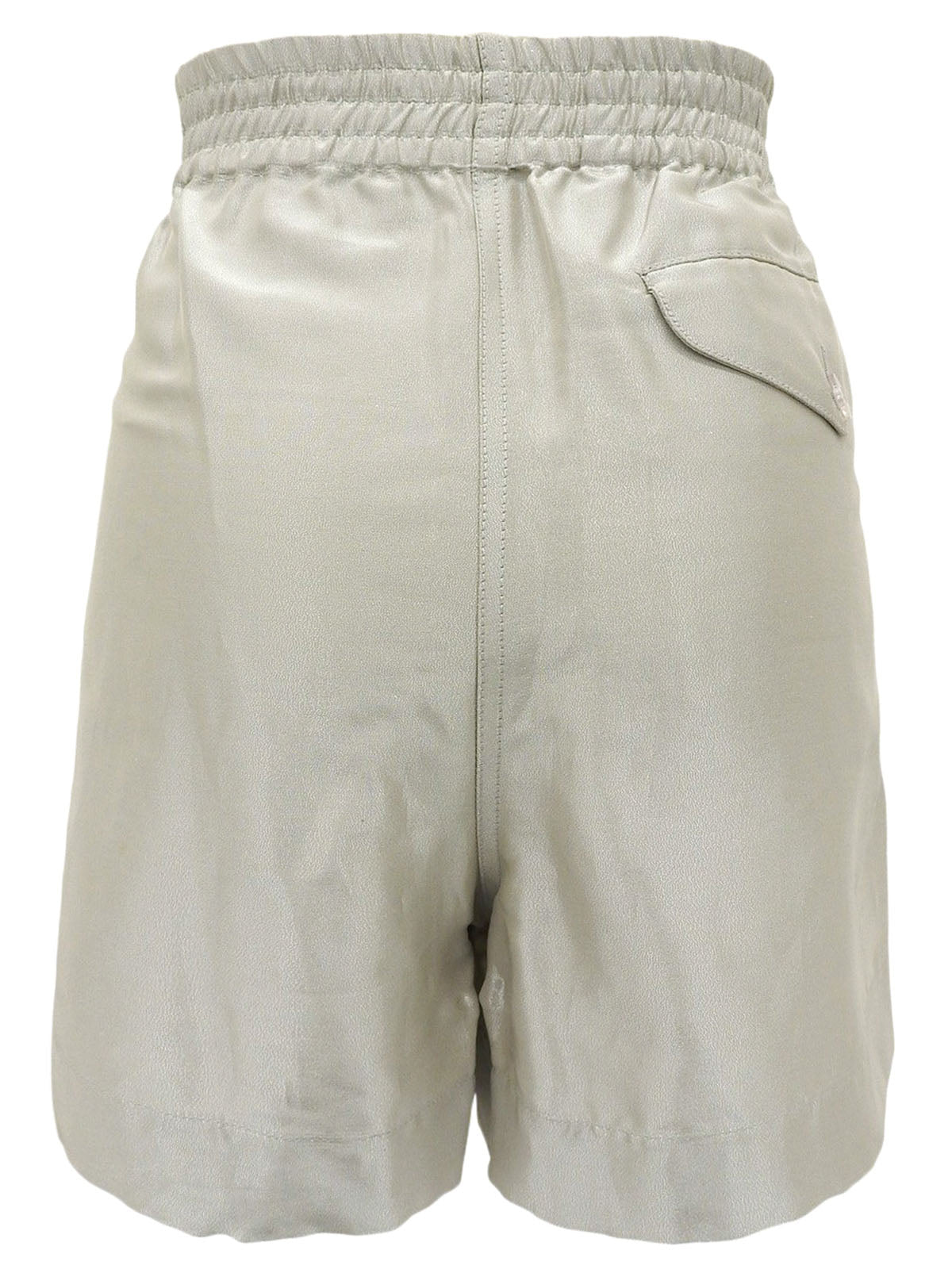 1999年製 クリアロゴボタンショートパンツ メタリックグレー