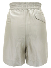 1999年製 クリアロゴボタンショートパンツ メタリックグレー