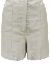 1999 Clear Logo Button Shorts Metallic Gray