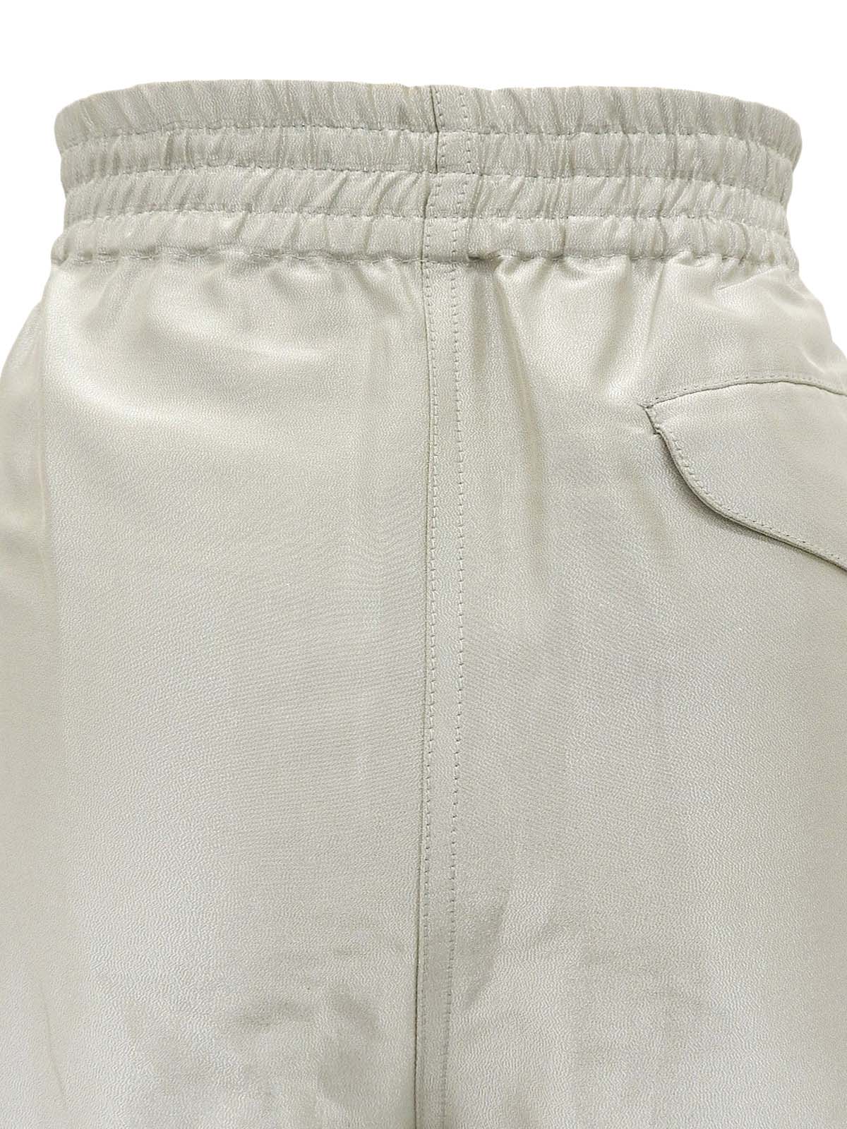 1999年製 クリアロゴボタンショートパンツ メタリックグレー