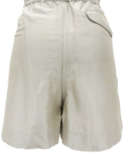 1999年製 クリアロゴボタンショートパンツ メタリックグレー