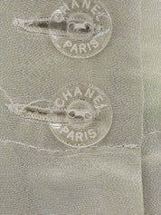 1999 Clear Logo Button Shorts Metallic Gray