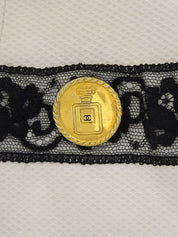 CCマークボタンフラワーレースジャケット ホワイト